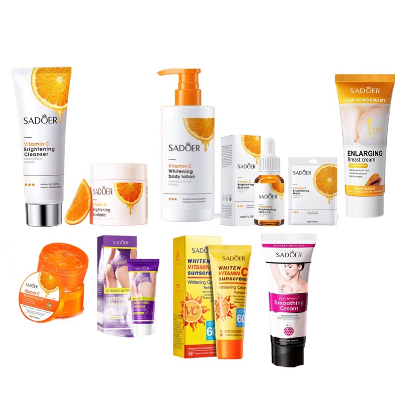 Sadoer BODY LOTION VITAMIN C TONER WHITENING ESSENCE BRIGHTENING LOTION