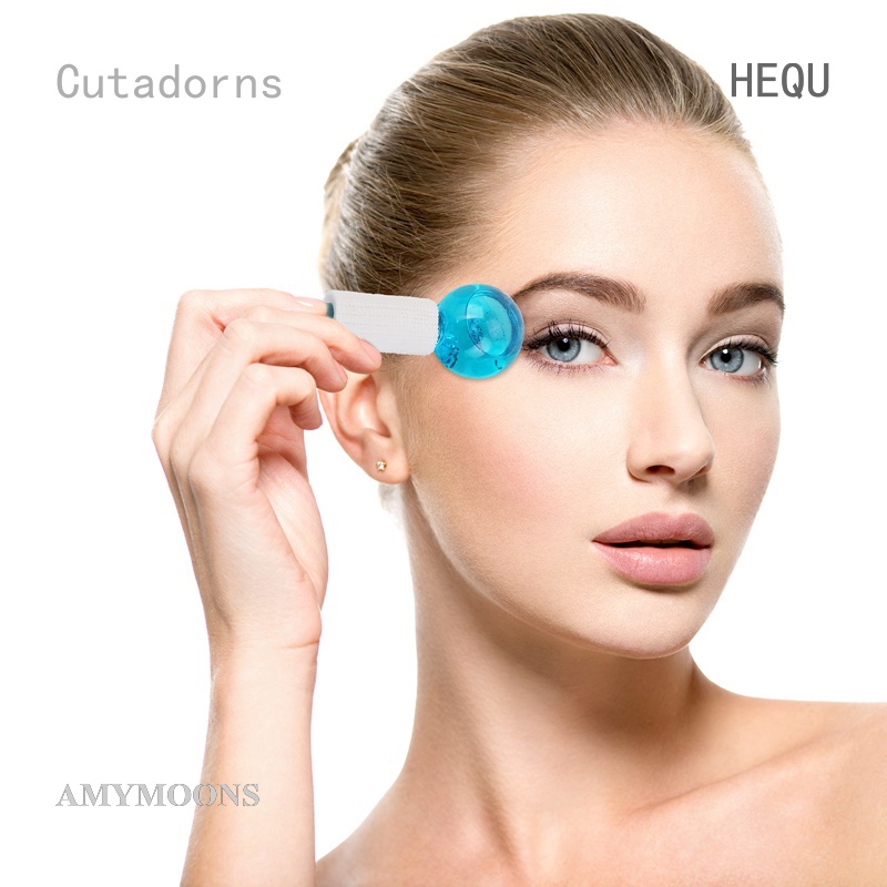 HEQU 2PCS Massage Ice Cool Roller Ball Face Tightening Energy Ice