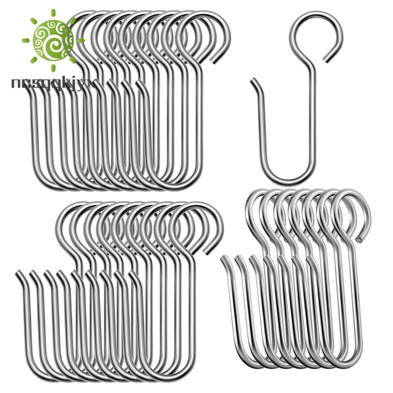 120 Pcs Metal Curtain Track Hooks S Shaped Small Curtain Hooks Steel