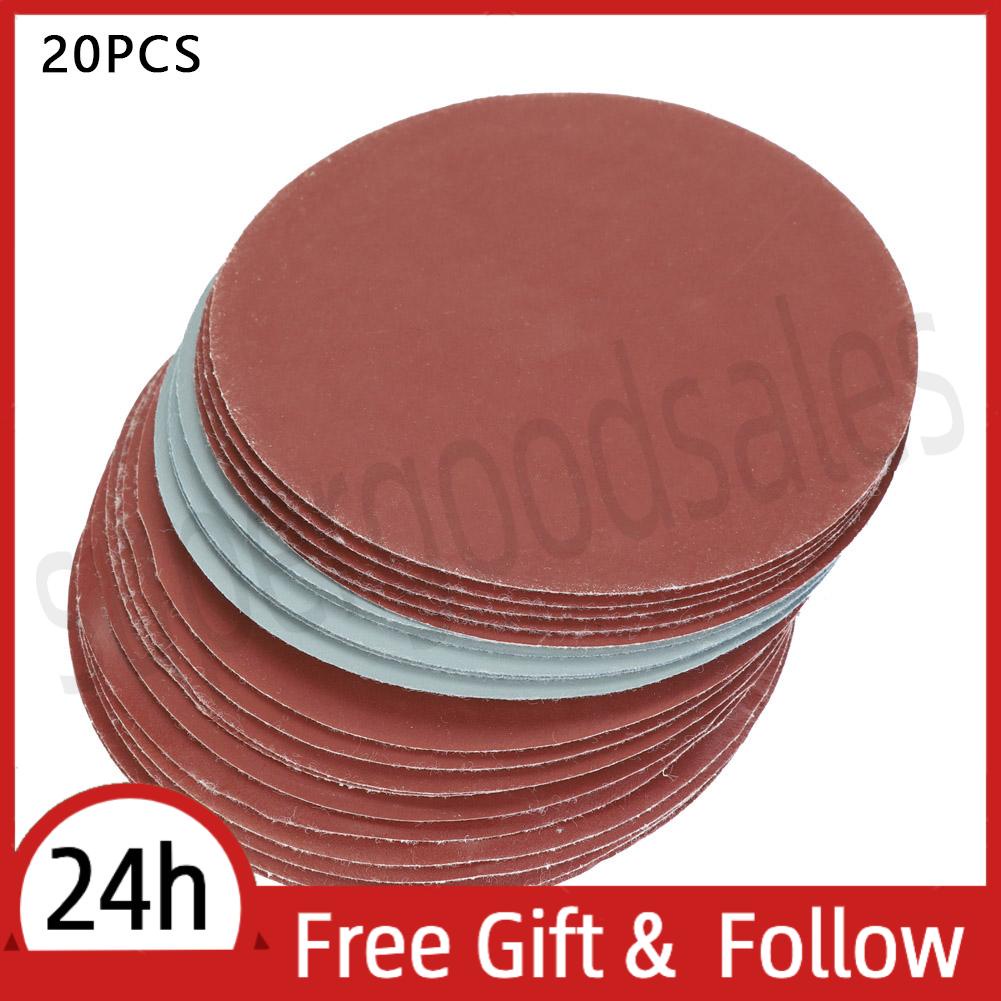 Supergoodsales Polishing Pcs Inch Durable Round Shape Sanding Discs Grit