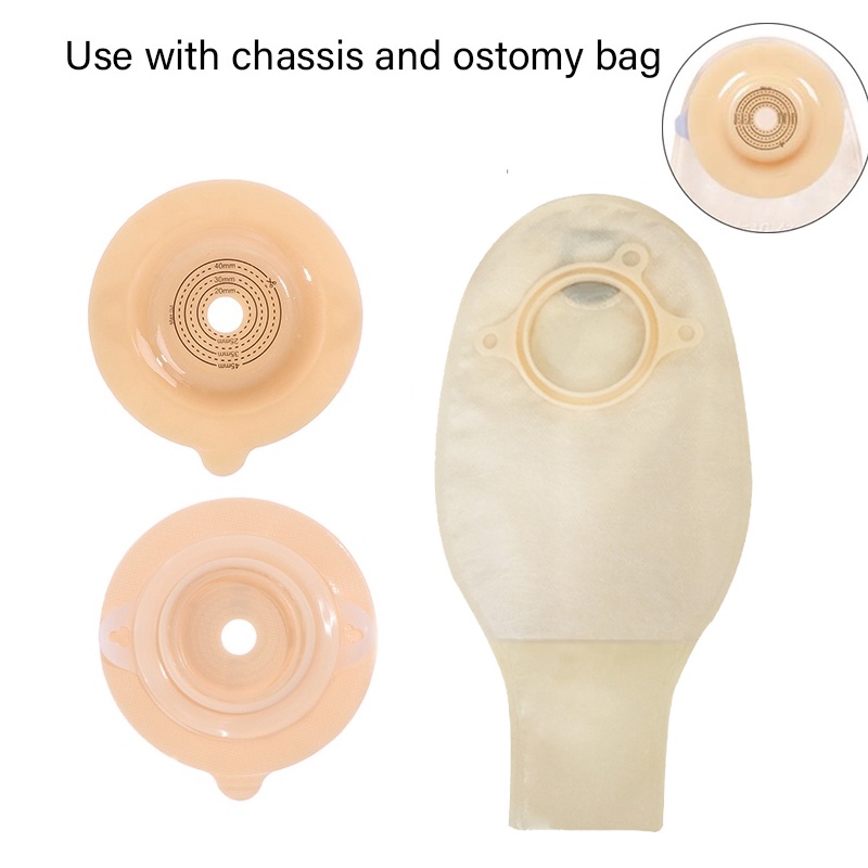 Two-piece ostomy bag Colostomy bag Anorectal bag Poop collection bag ...