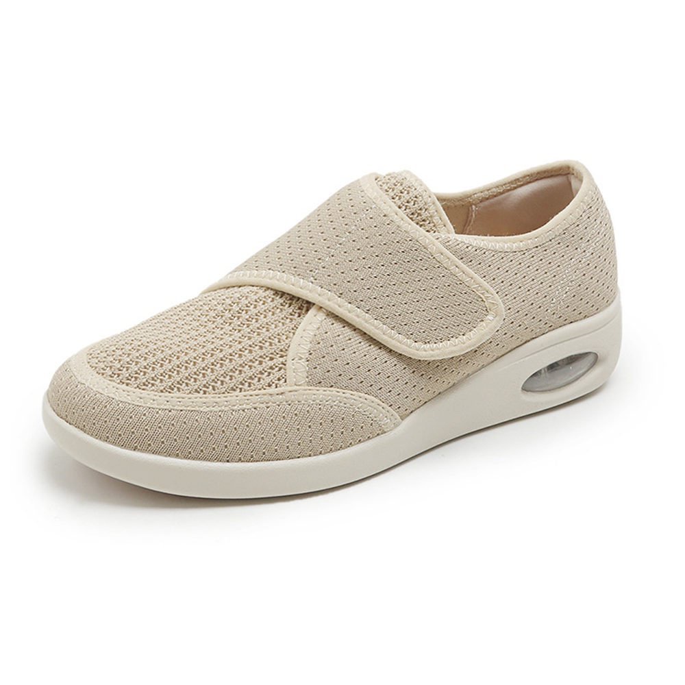 In stock Womens Elderly Extra Wide Width Walking Shoes Adjustable Easy On Off Slip on Shoes for Edema Plantar Fasciitis Bunions Arthritis Swollen
