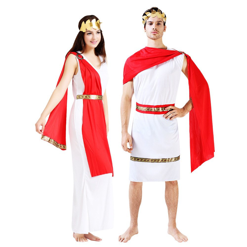 Halloween Roman Warrior Couples Costume Medieval Greek Mythology ...