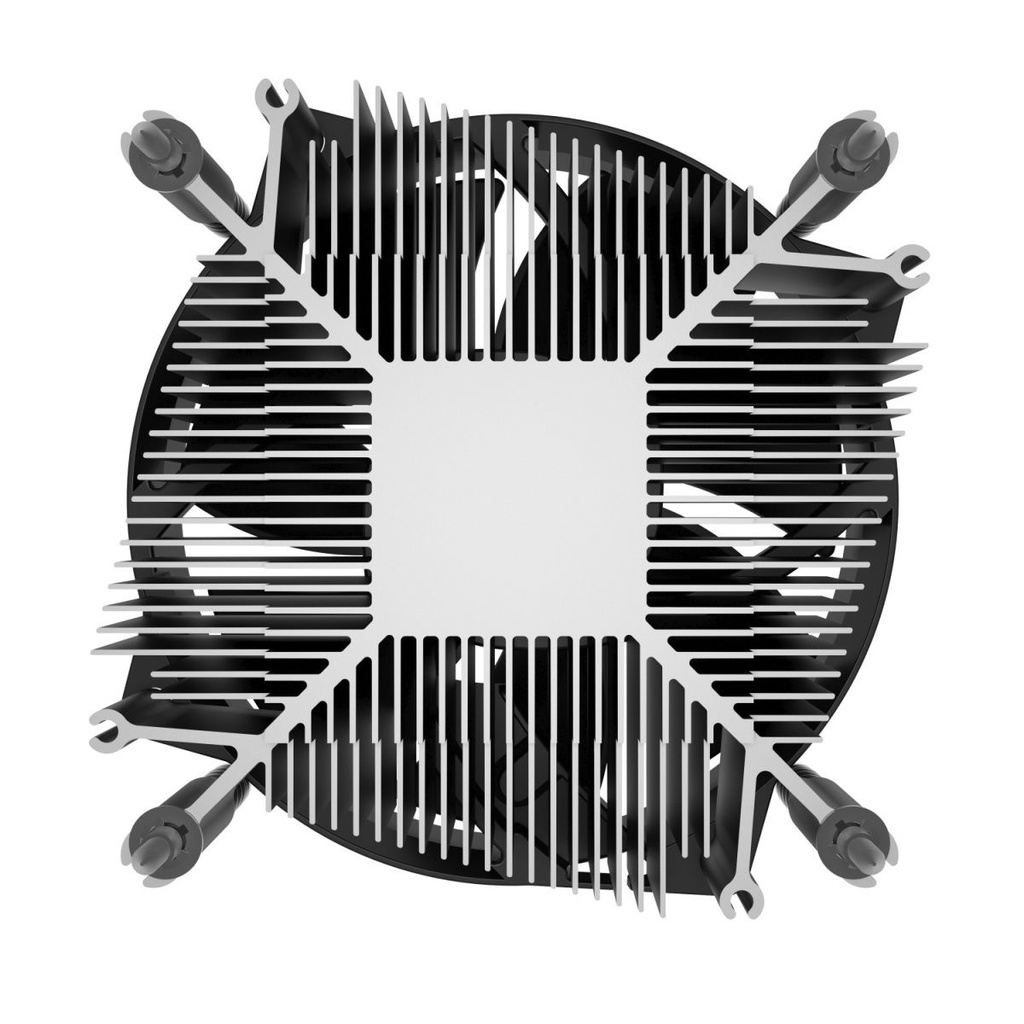 /200 Desktop Computer Pressurizing-down Style CPU Radiator Fan 1150 ...