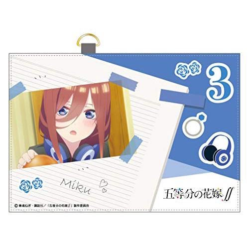 The Quintessential Quintuplets ∬ Notebook Type Pass Case Nakano Miku 