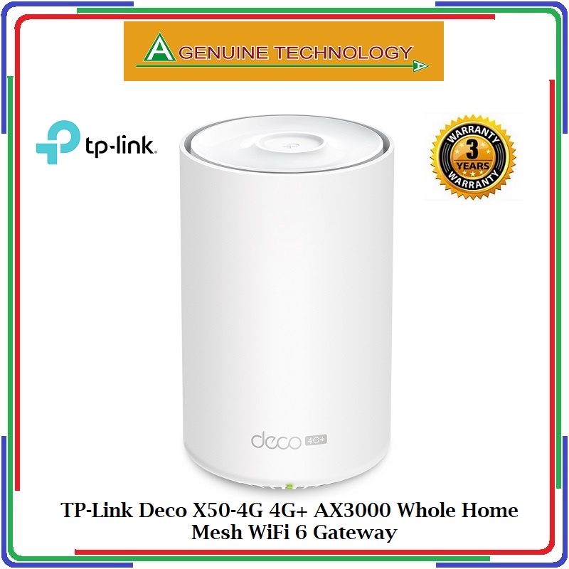 TP-Link Deco X50-4G AX3000 Mesh WiFi 6 Gateway – 4G+ Router Met Simkaartslot, Gigabit Ethernet, Cat6 Tot 300 Mbps, Uitbreidbaar Met Andere Deco’s, Ideaal Voor Buitengebieden 3 miniatura