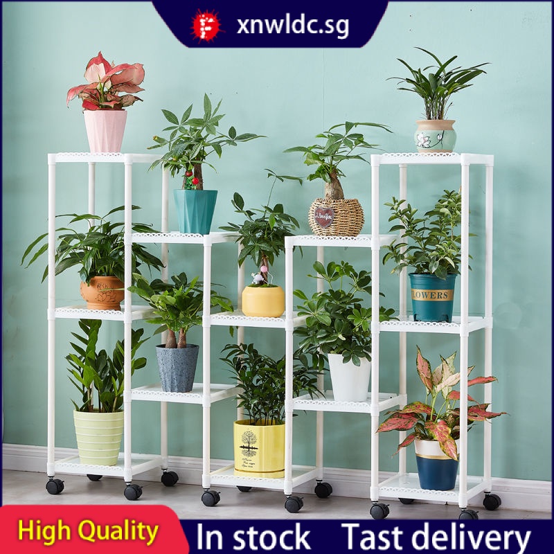 [in stock] Flower rack multi-layer indoor living room balcony floor ...