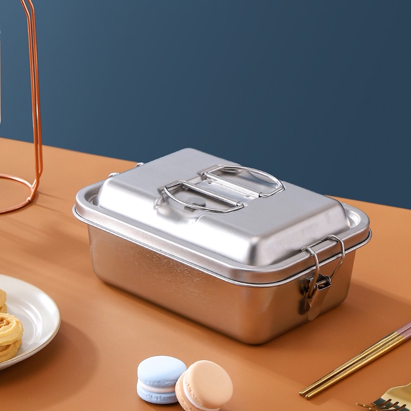 304 stainless steel lunch box student large capacity oven heating lunch ...