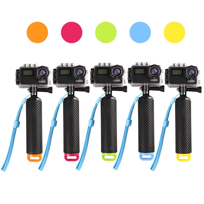 konouyo Water Floating Hand Grip Handle Mount Float Buoyancy Rod Float Accessories For Gopro Hero Action Camera Shopee Singapore