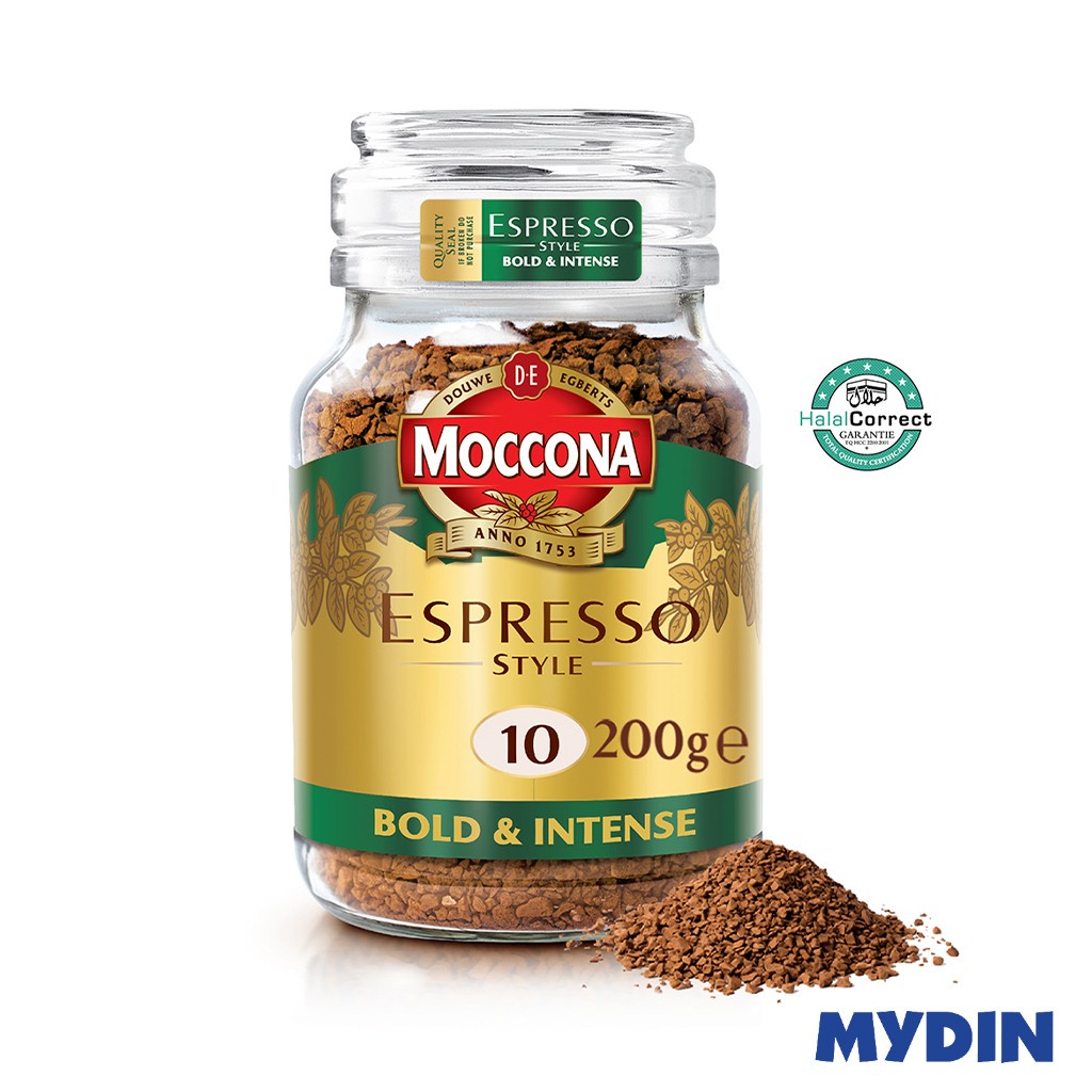 Moccona Espresso Style Freeze Dried Instant Coffee(200g) | Shopee Singapore