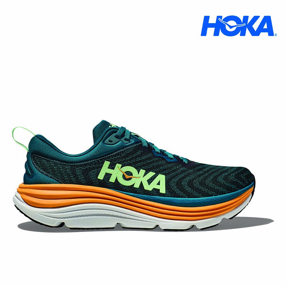 Hoka Men Gaviota 5 Running Shoes Deep Lagoon Sherbet Shopee