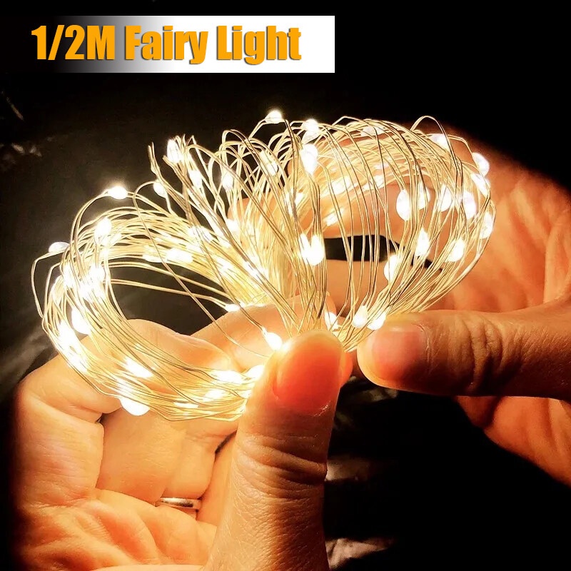 (Battery included)1M 2M 3M String lights Led Christmas Lights Fairy ...