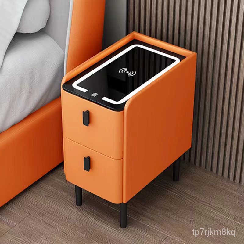 UltraNarrow Smart Bedside Table MultiFunction Wireless Charging with