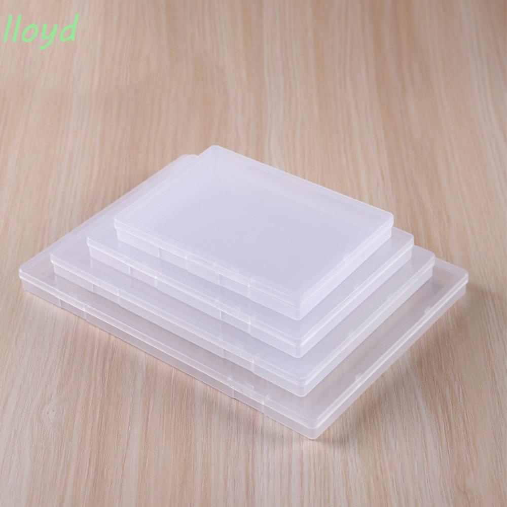 LLOYD Rectangular Plastic Clear Storage Box, Container Case Eco ...