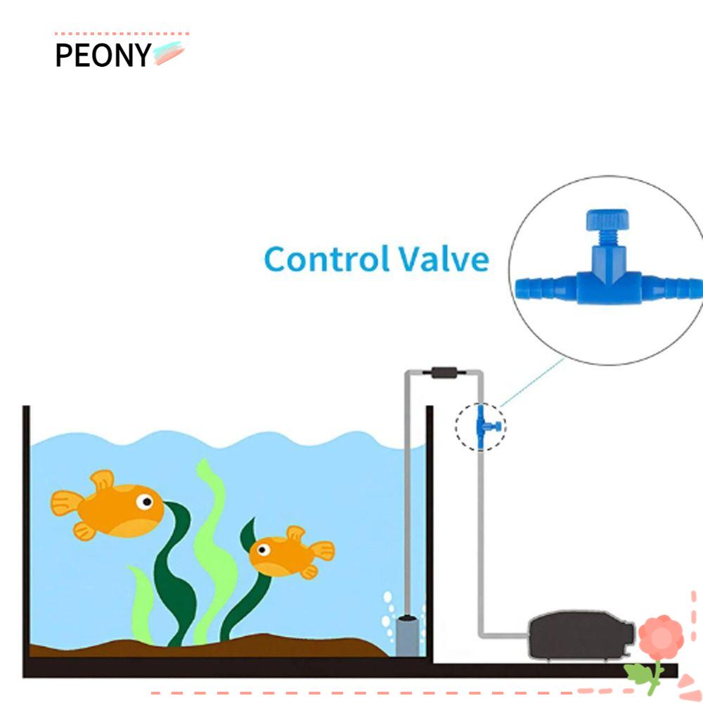 PEONIES 4Pcs Fish Tank Air Regulator, 3Colors 4.6cm Aquarium Air Flow
