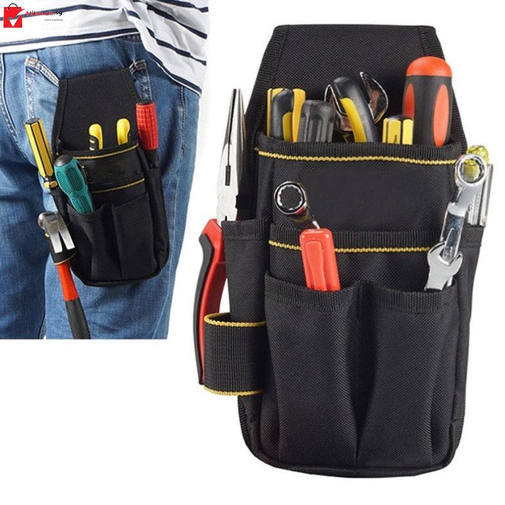 Oxford Cloth Tool Belt Bag with Adjustable Multi-Pocket Tool Holder ...
