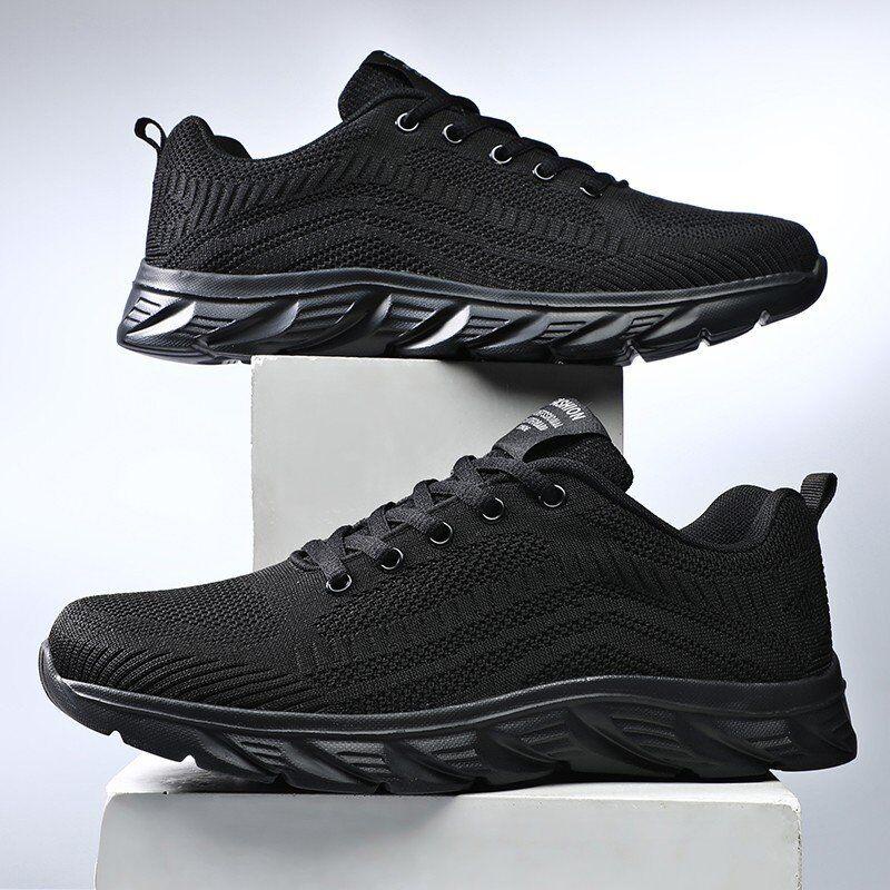 New Men Mesh Breathable Lightweight Sports Casual Running Shoes