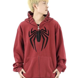 Red spider man sleeveless on sale hoodie