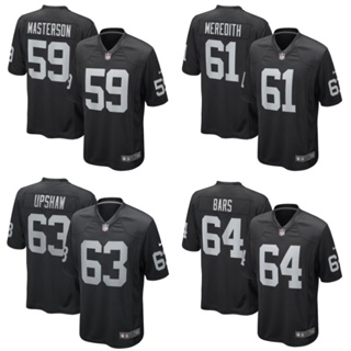 Jordan Meredith Las Vegas Raiders Men's Legend White Color Rush T-Shirt