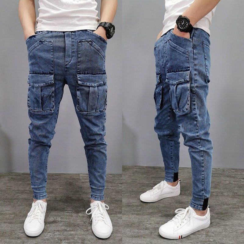  Men's | Elastic Waist Denim Jean in Stretch Fabric | Comfortable and  Stylish Pants 