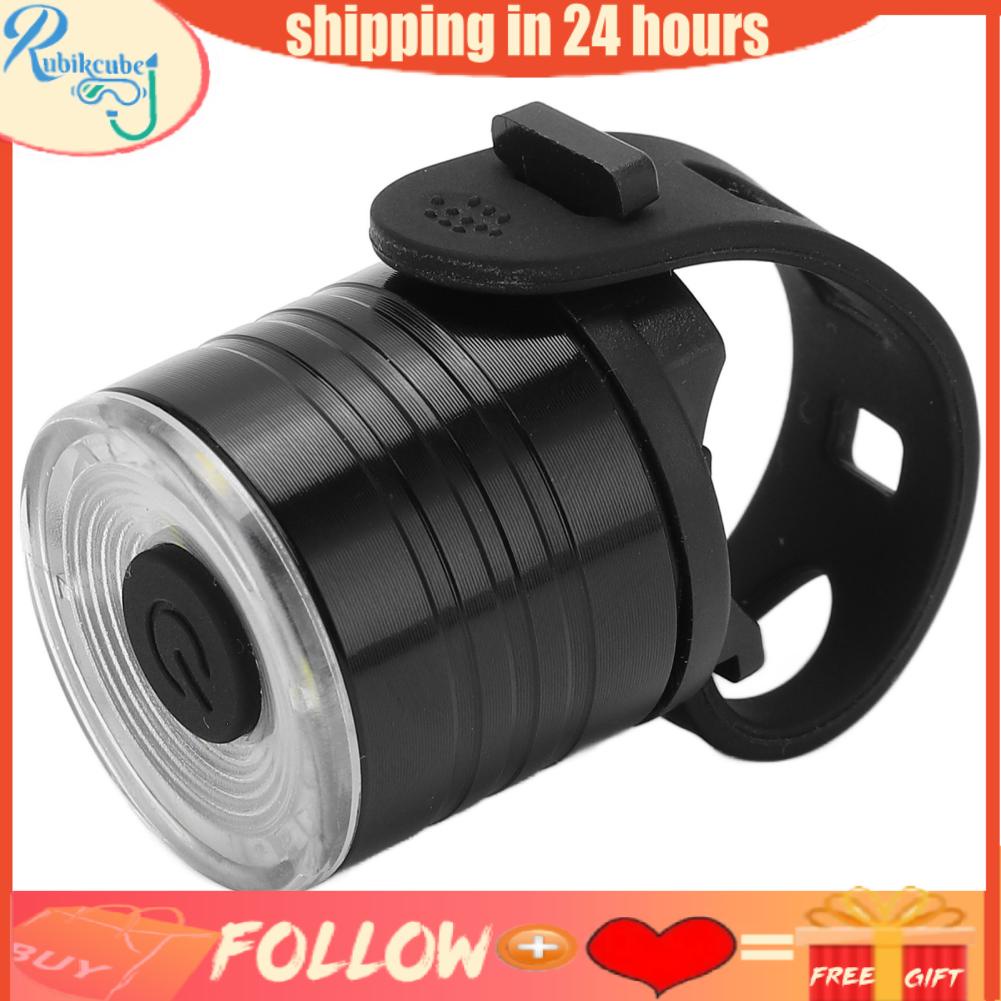 Rubikcube Bike Front Light Bicycle Headlight Replaceable Battery for
