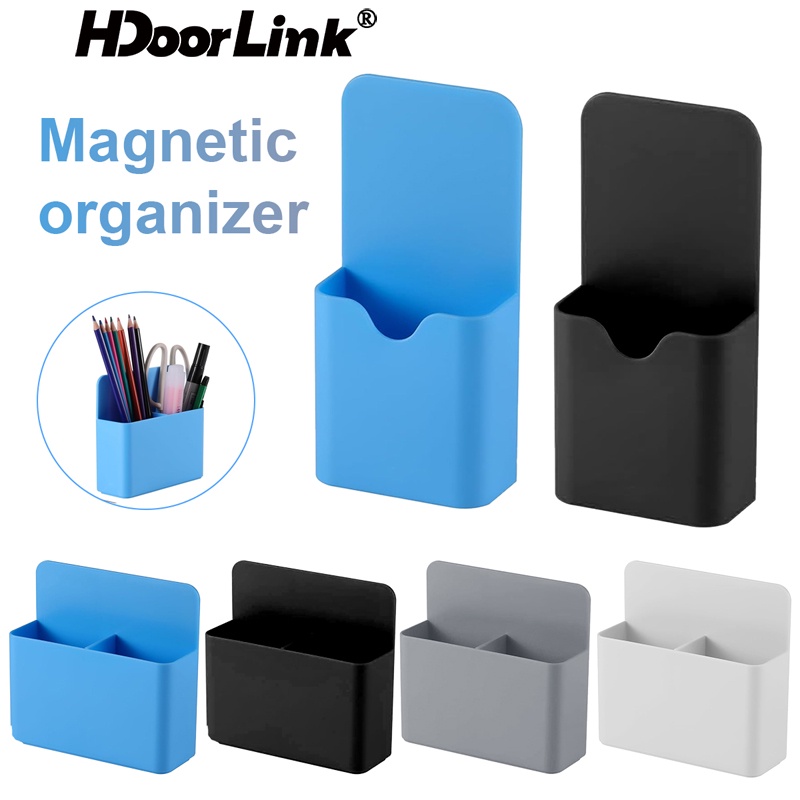 HdoorLink Magnetic Storage Holder Fridge Side Wall Mounted Basket Punch ...