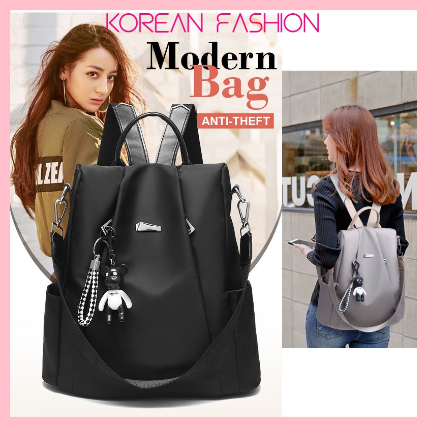 Korean anti theft backpack hotsell