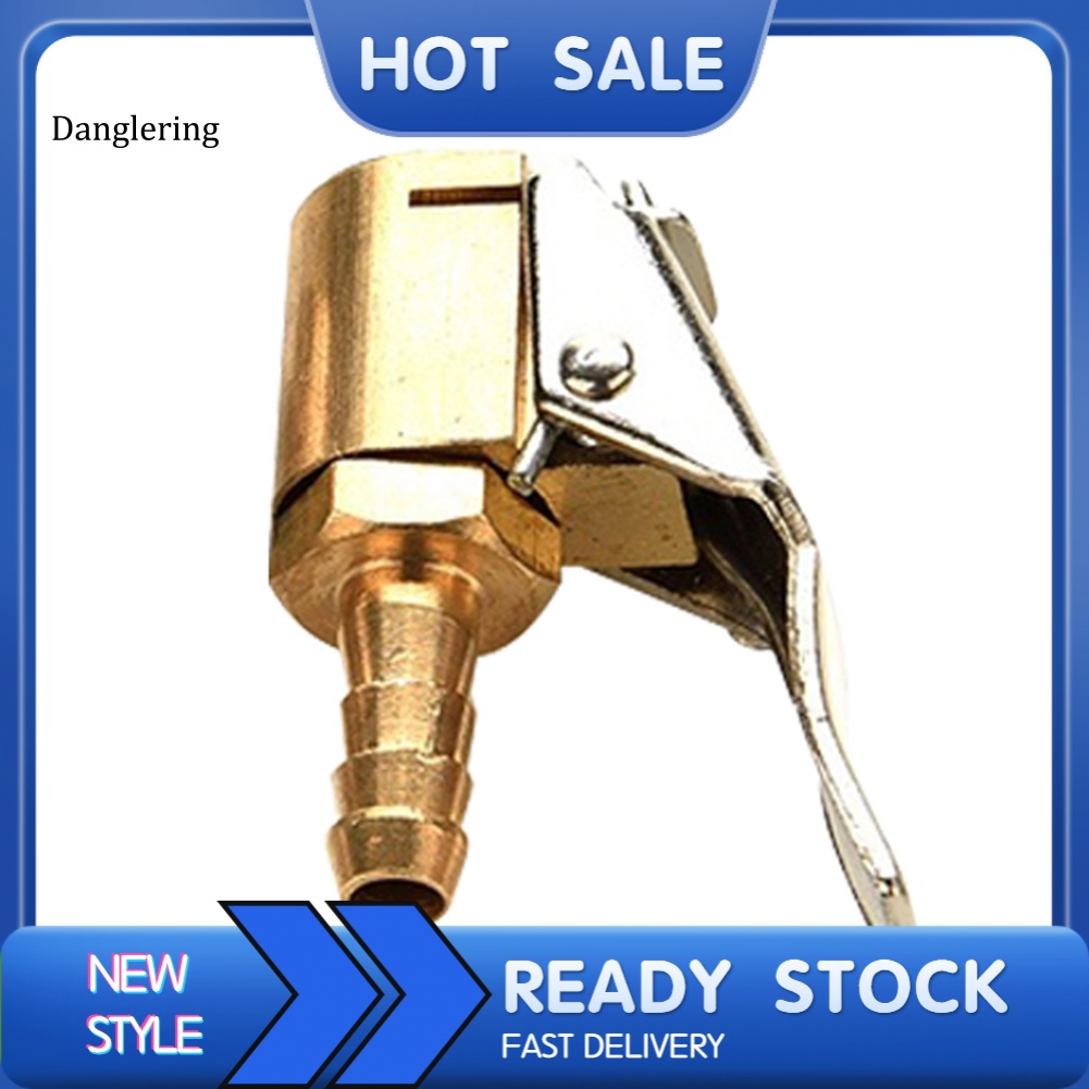 DL 6/8mm Car Tire Wheel Inflator Pump Valve ClipOn Air Hose Chuck Clamp Connector Shopee