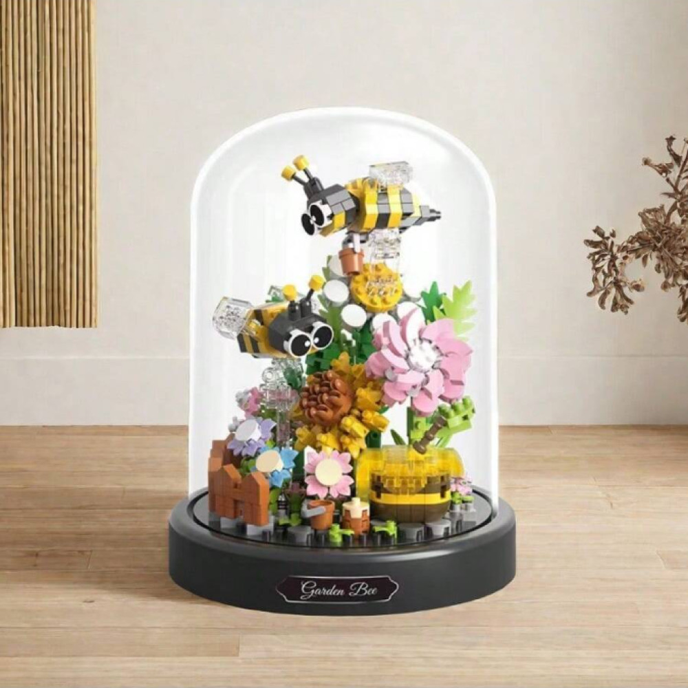 BALODY Garden Bee Flower Dome LEGO 588 Bricks Building Blocks Toy ...