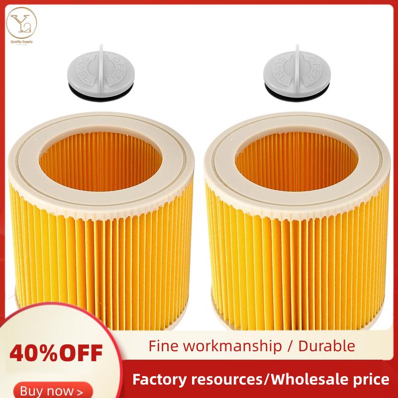 Cartuccia Filtro Con Tappo Per K&auml;rcher WD2, WD3, MV3 &ndash; Compatibile Vari Modelli