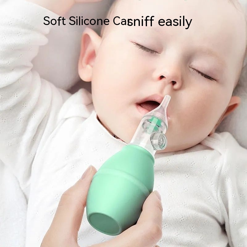 Baby Nasal Aspirator Baby Booger Cleaner Press Type Newborn Infants And 