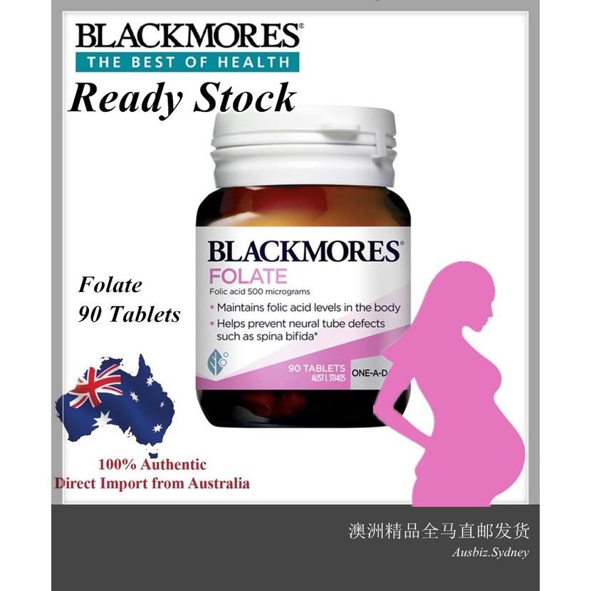 Blackmores Folate Folic Acid 500mcg ( 90 Tablets )( Conceive