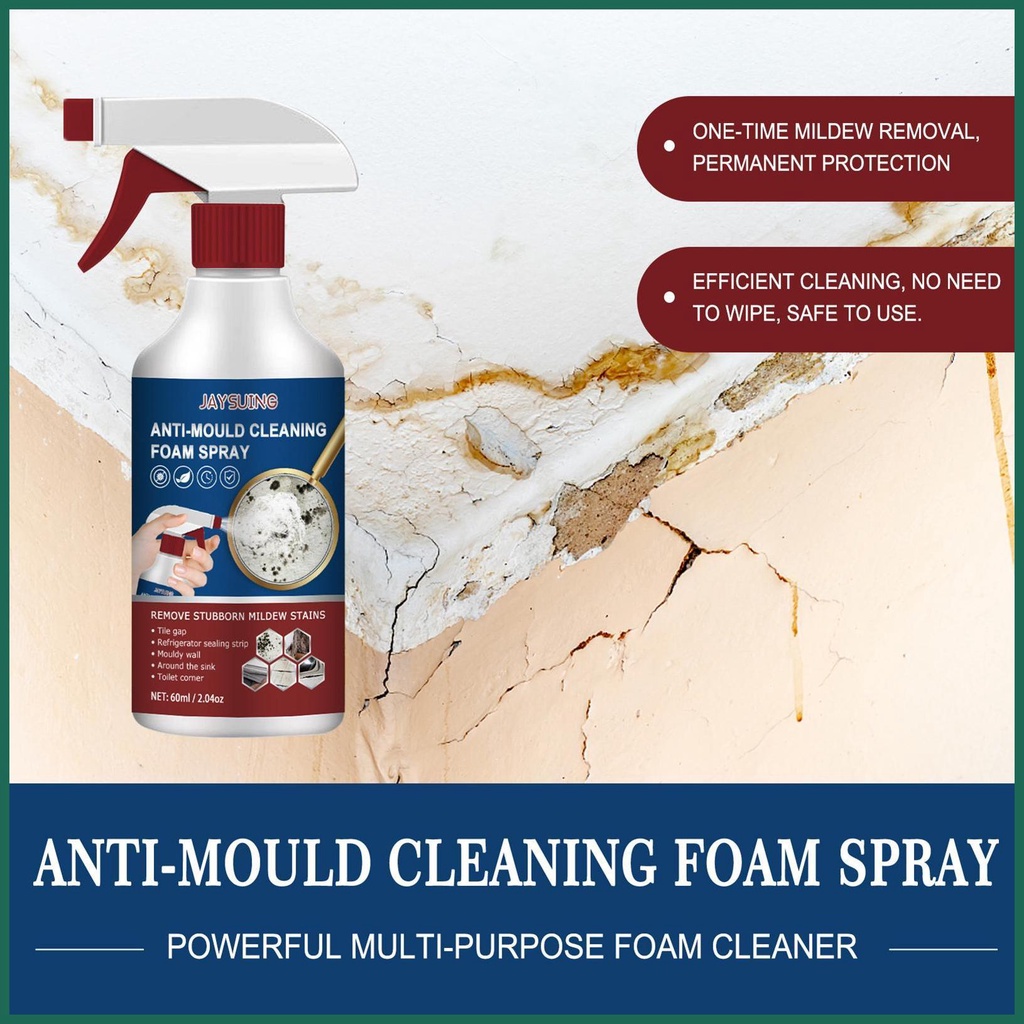 Mold Solution with Bleaching Effect for Stain Mildew Instant Cleaning