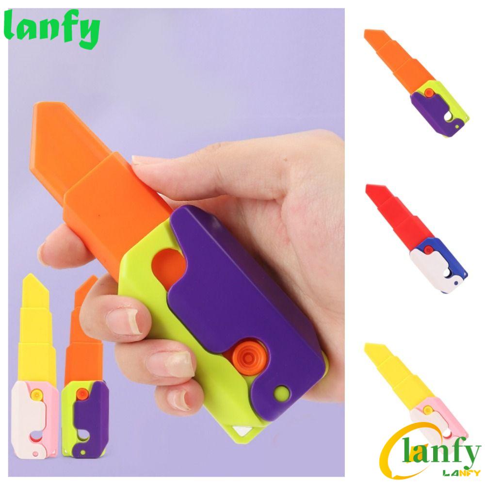 LANFY Extended 3D Gravity Carrot Toy, Push Card Gravity Gravity Carrot ...