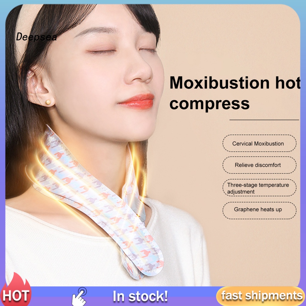DPA Long Battery Life Heating Scarf for Winter Heat Therapy Massage ...