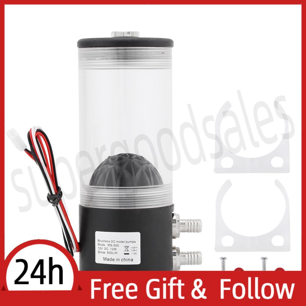 Supergoodsales 500L/H CPU CO2 Cooling Water Cooler Pump Tank Heat