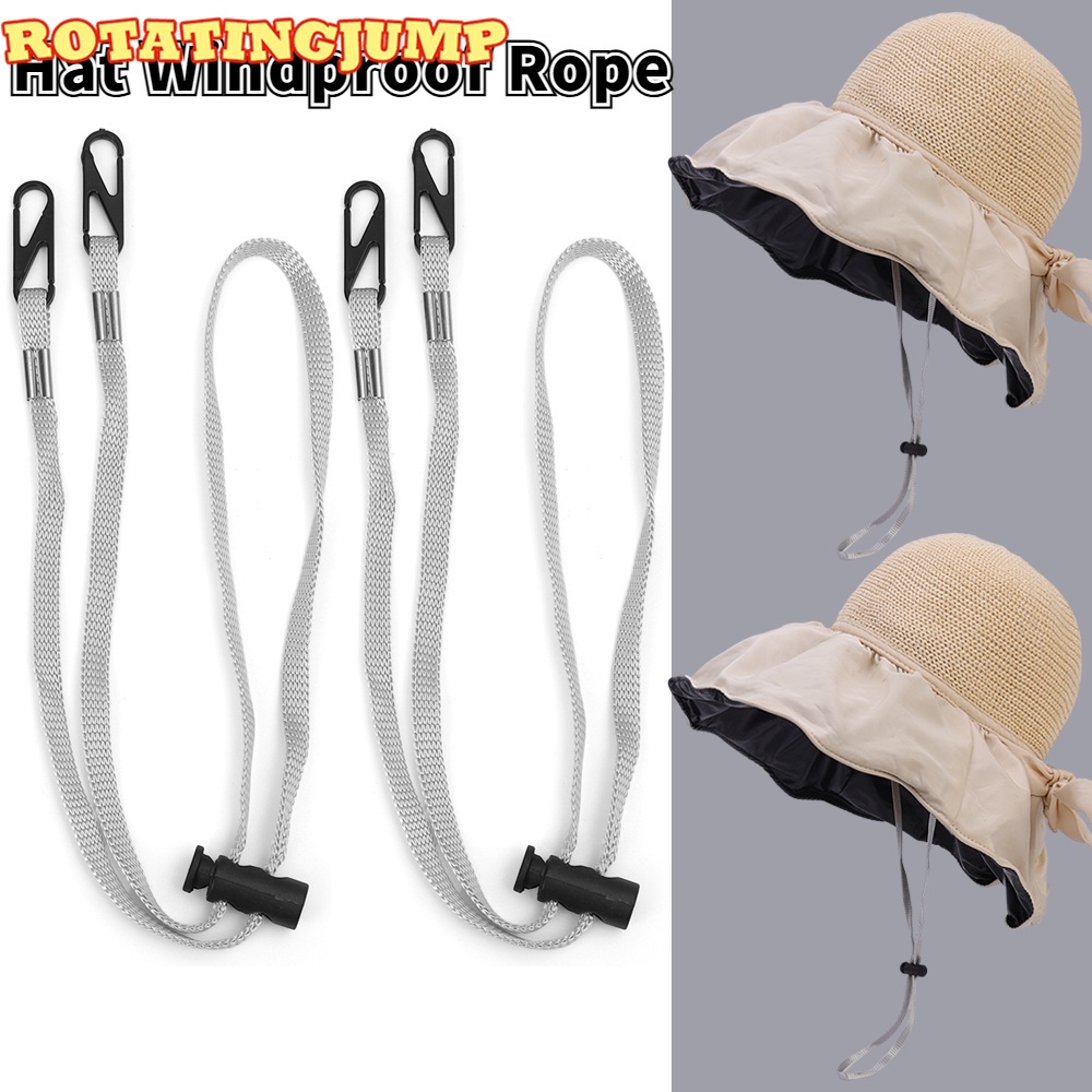 Elastic Fixable Hat Accessories Anti-lost Rope For Outside Sports
