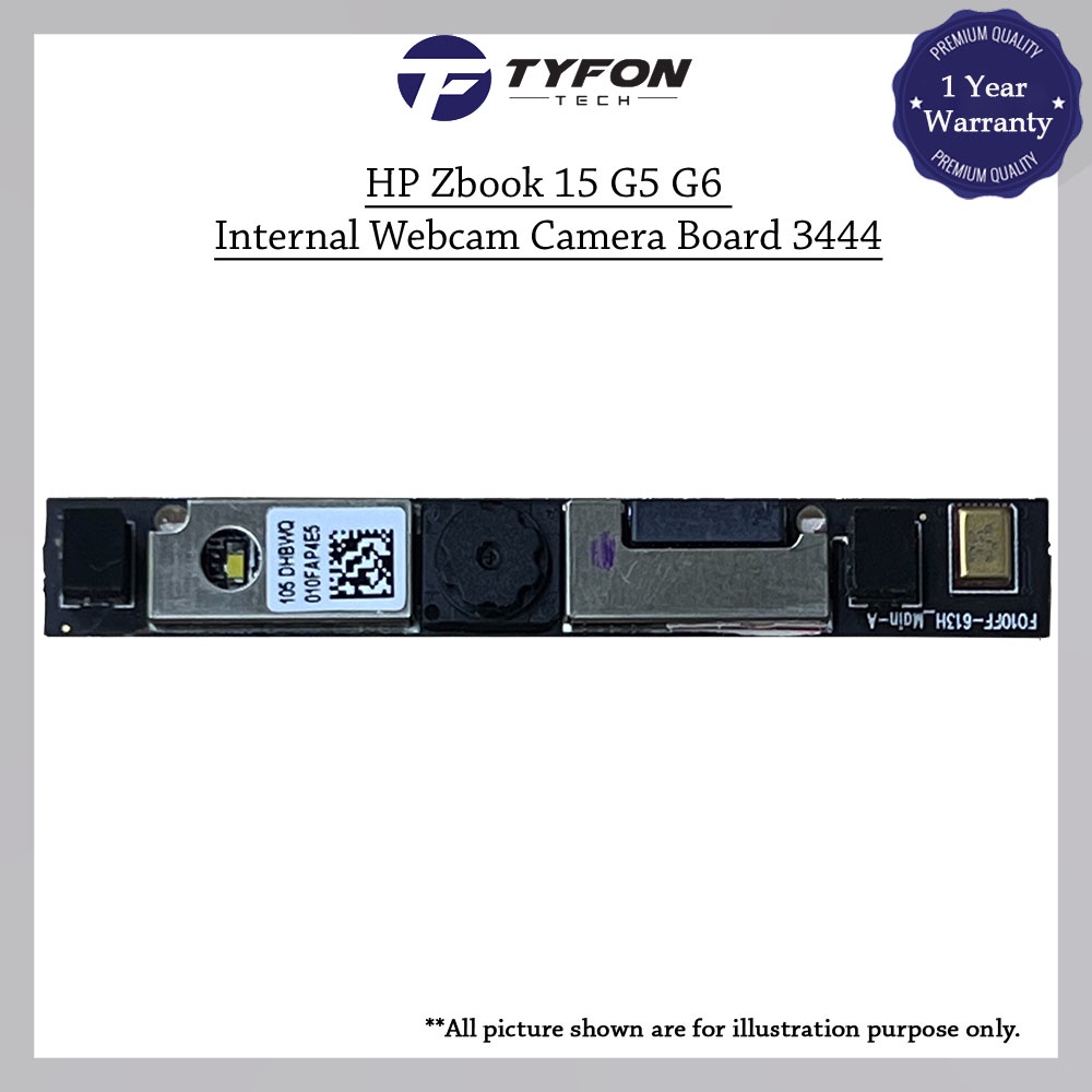 HP Zbook 15 G5 G6 Internal Webcam Camera Board 3444 (Refurbished ...