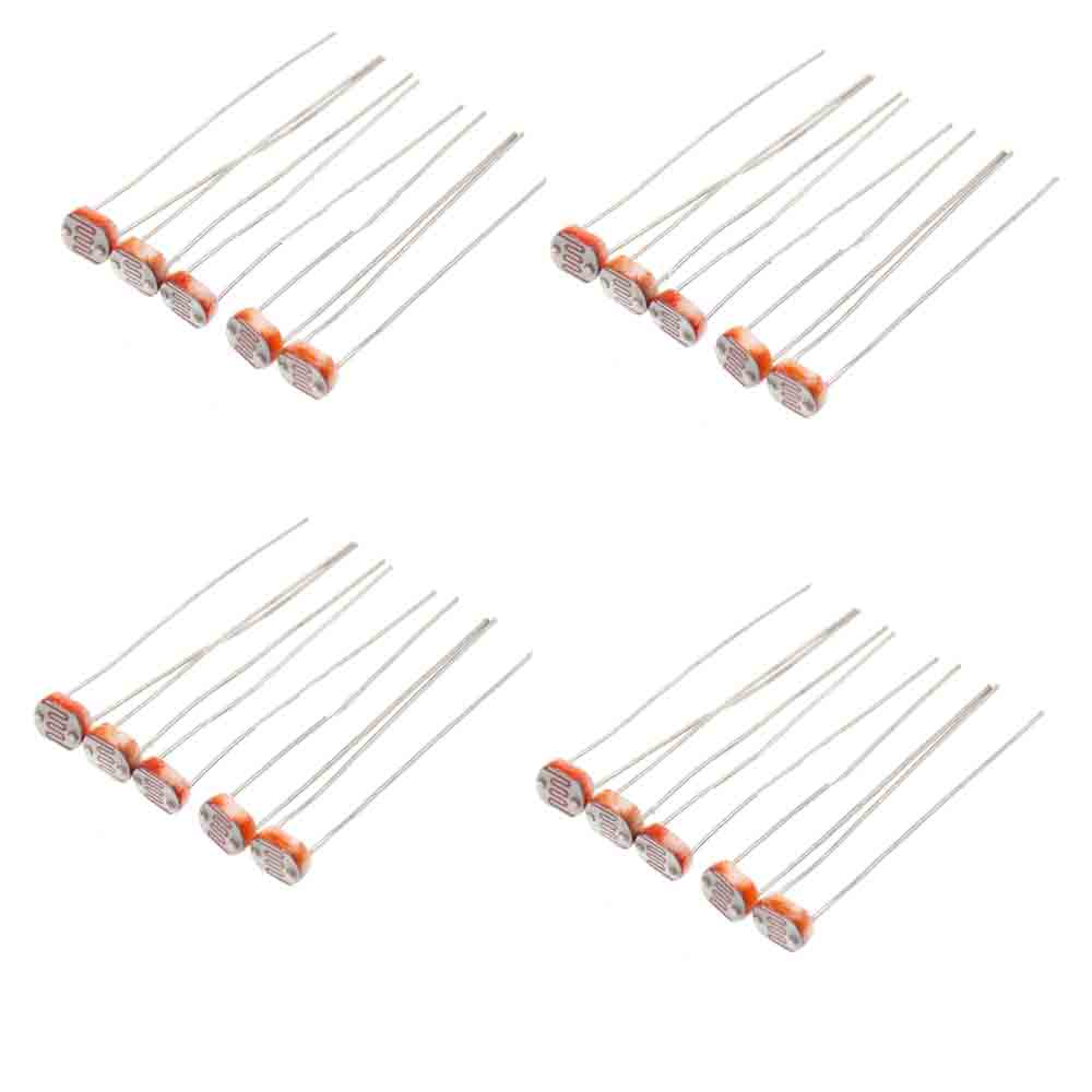 20PCS x 5539 Light Dependent Resistor LDR 5MM Photoresistor wholesale and retail Photoconductive