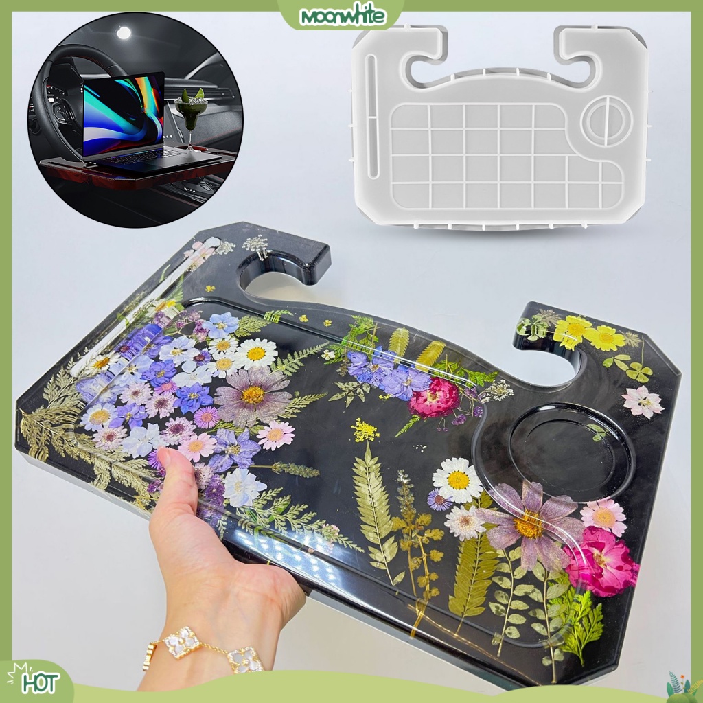 [MOONWHITE] Steering Wheel Tray Mold Clear Texture Easy Demoulding