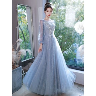 Elegant blue outlet dresses