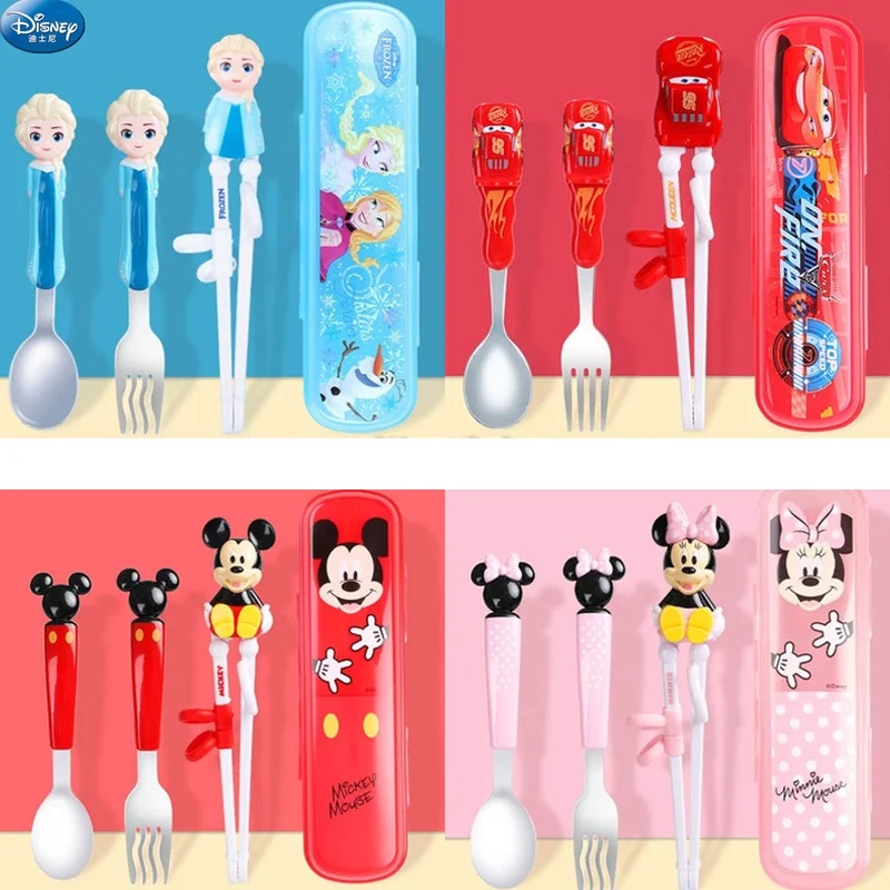 Disney Tableware Set Children's Chopsticks Baby Practice Chopsticks 304 ...