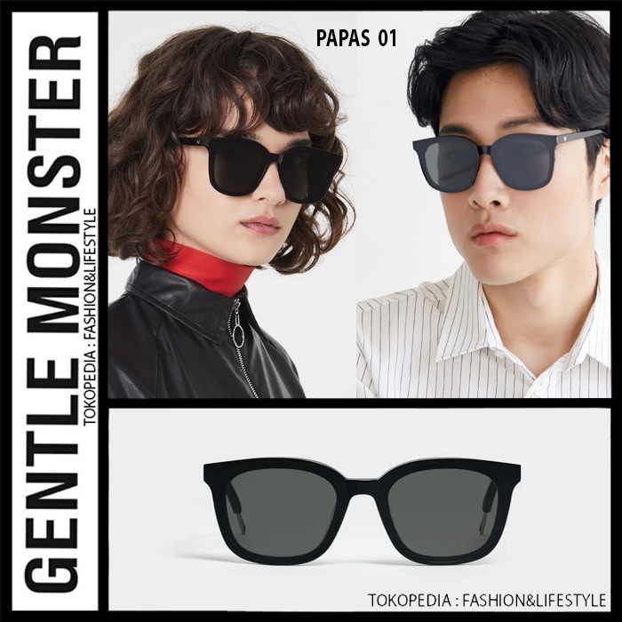 HITAM G-m Sunglasses PAPAS 01 - Glasses Brand New in BOX