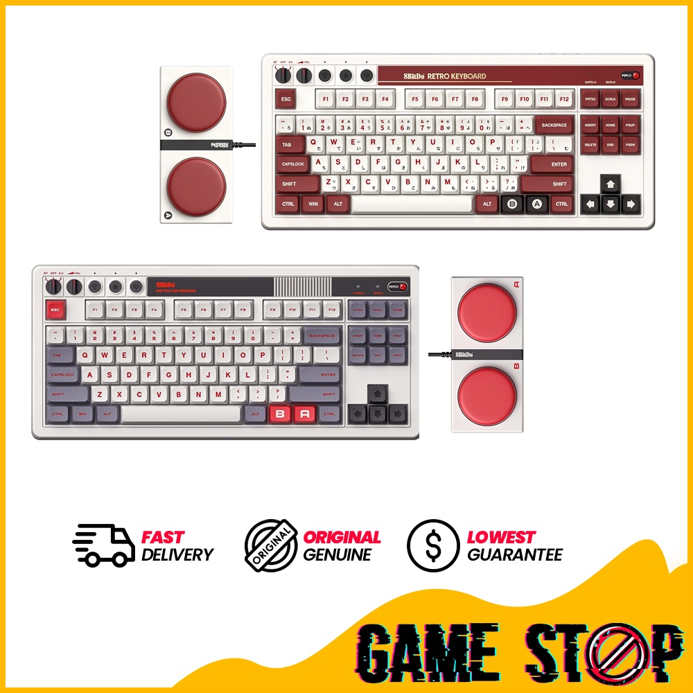 Podzespoły Do Laptopa 8Bitdo Retro Mechanical Keyboard Bluetooth/2.4G/USB C (M Edition) UK English (RET00461) - Opinie I Ceny Na