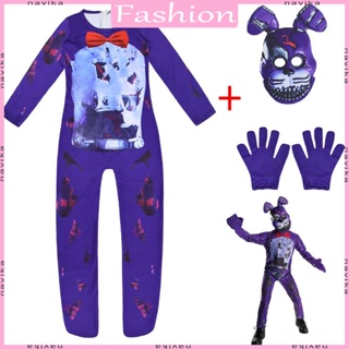 Phantom Freddie Kids Halloween Costumes Boys Anime FNAF Cosplay Bodysuit  Girls Jumpsuits Game Character Carnival Party Clothing - AliExpress