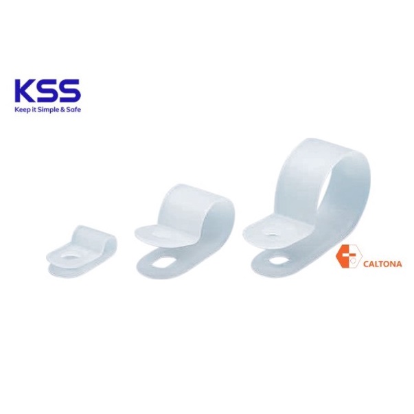 100pcs of KSS Cable Clamp, P clips, Cable fastener, Nylon, UC-0, UC-1 ...