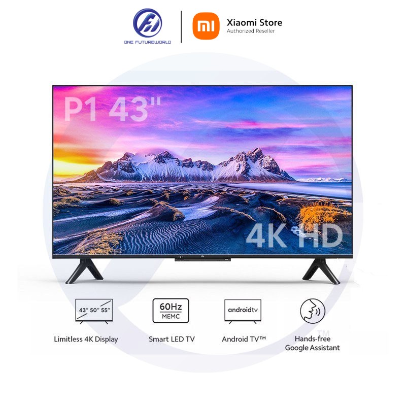 TV LED 43'' XIAOMI MI TV P1 L43M6-6ARG SMART-4K-ANDROID-USB-DIG