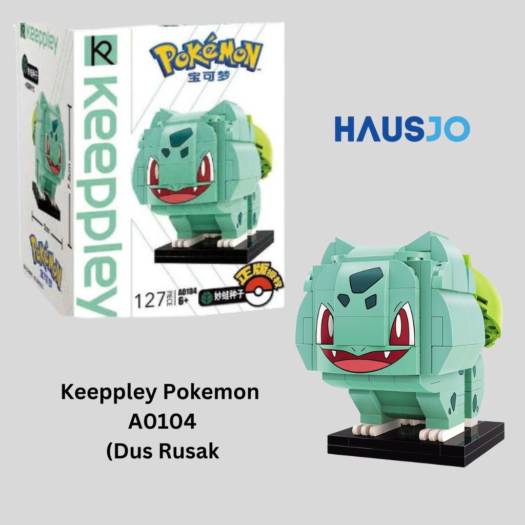 Keeppley Pokemon Ball Bulbasaur Lego Building Blocks Toy Set (DUS