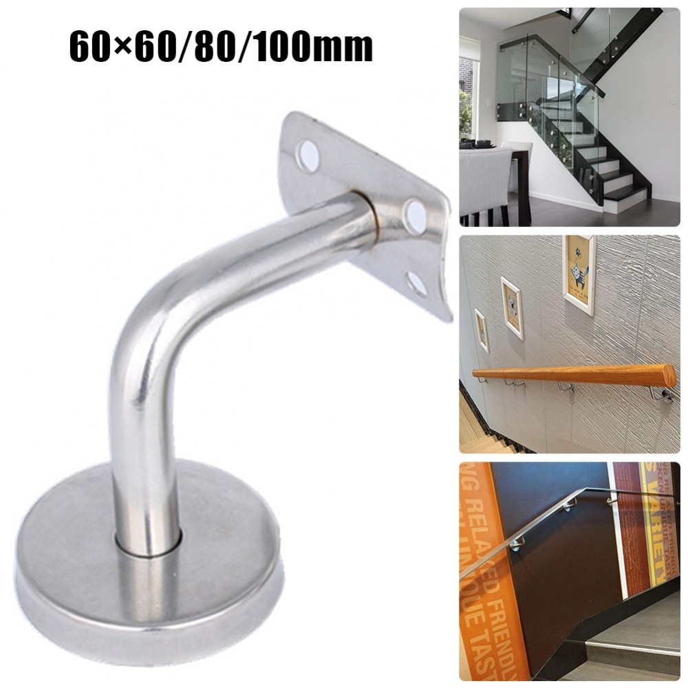 Secure Wall Mount Support for Handrail Bracket for Balustrade Railings ...