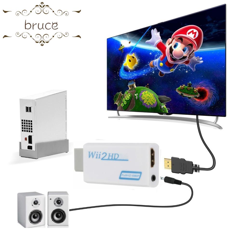 BRUCE1 WII To HDMI Converter, Converter Conversion Head Wii2HDMI